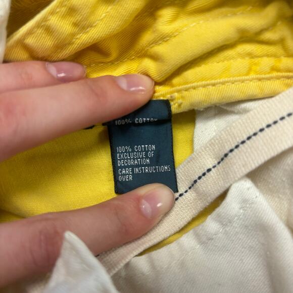 Vintage 90s Polo by‎ Ralph Lauren Yellow Mens 32x9 Relaxed Fit Chino Shorts - Picture 5 of 14